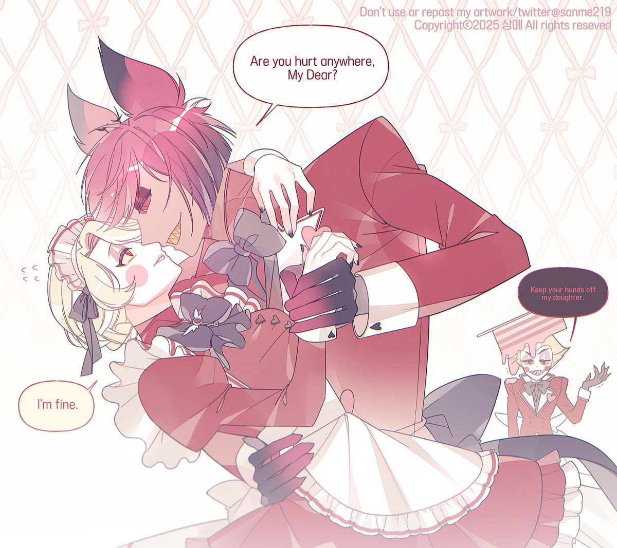 📻🌈🍰
#HazbinHotel
#Charlastor #RadioBelle