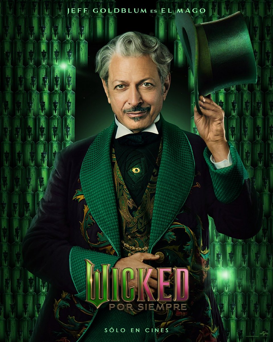 Jeff Goldblum regresa como El Mago 🎩 #WickedPorSiempre 20 de noviembre, sólo en cines.