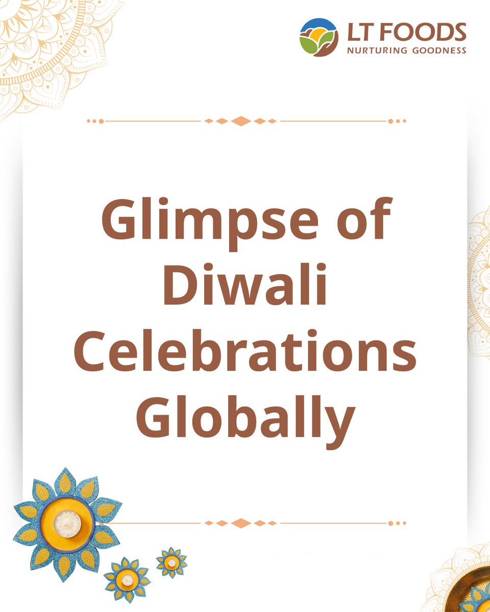 ltfoods's tweet image. Glowing together from around the world!
#GlobalTeams #DiwaliDelights
Check out our full post: instagram.com/p/DQHjvitkrfM/…