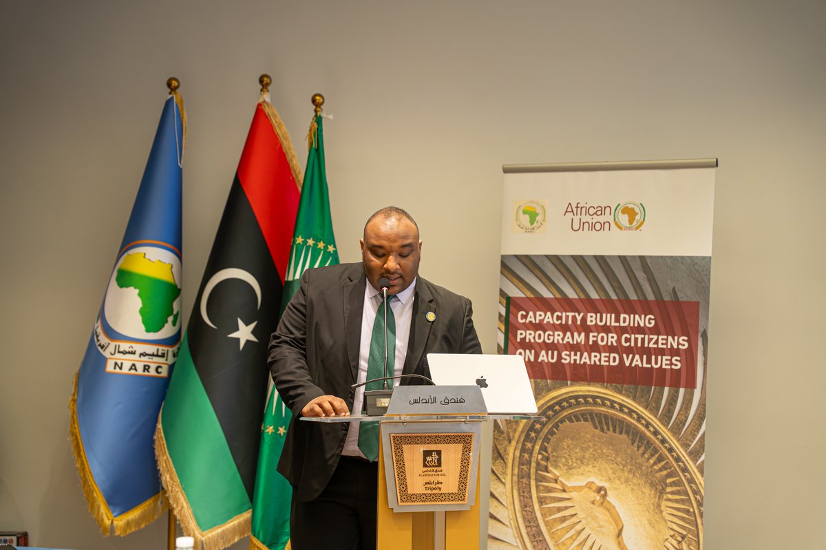 Closing Session |Representatives from <a href="/ACCORD_online/">ACCORD</a>, <a href="/Mofa_Libya/">‏وزارة الخارجية والتعاون الدولي - دولة ليبيا 🇱🇾</a> and the  Ministry of Youth delivered closing remarks, congratulating <a href="/AUC_PAPS/">African Union Political Affairs Peace and Security</a> &amp; NARC on the successful completion of the program &amp; reaffirming their commitment to continuing to support the Youth Agenda #DGTrends