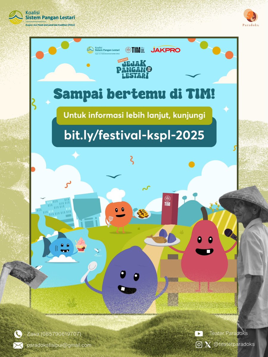 teaterparadoks's tweet photo. Catat waktu dan tempatnya:
📍Teater Wahyu Sihombing, Taman Ismail Marzuki, Jakarta
📅 Jumat, 24 Oktober 2025
🕜 13.30-20.00 WIB

Yuk, simak unggahan berikut supaya pengalaman di festival besok jadi lebih nyaman dan menyenangkan. https://t.co/6sFcWzabUk