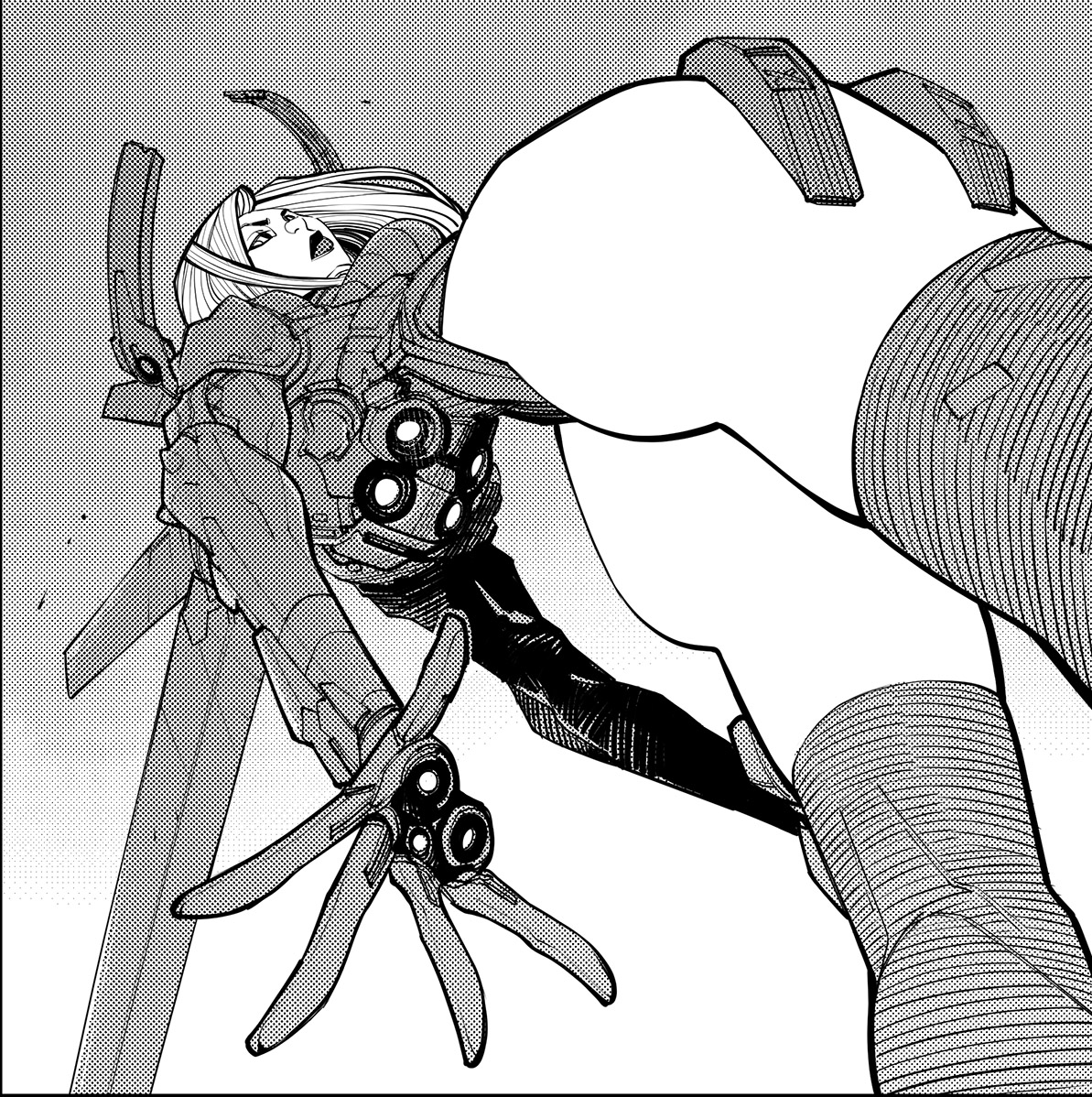 Old training manga style...