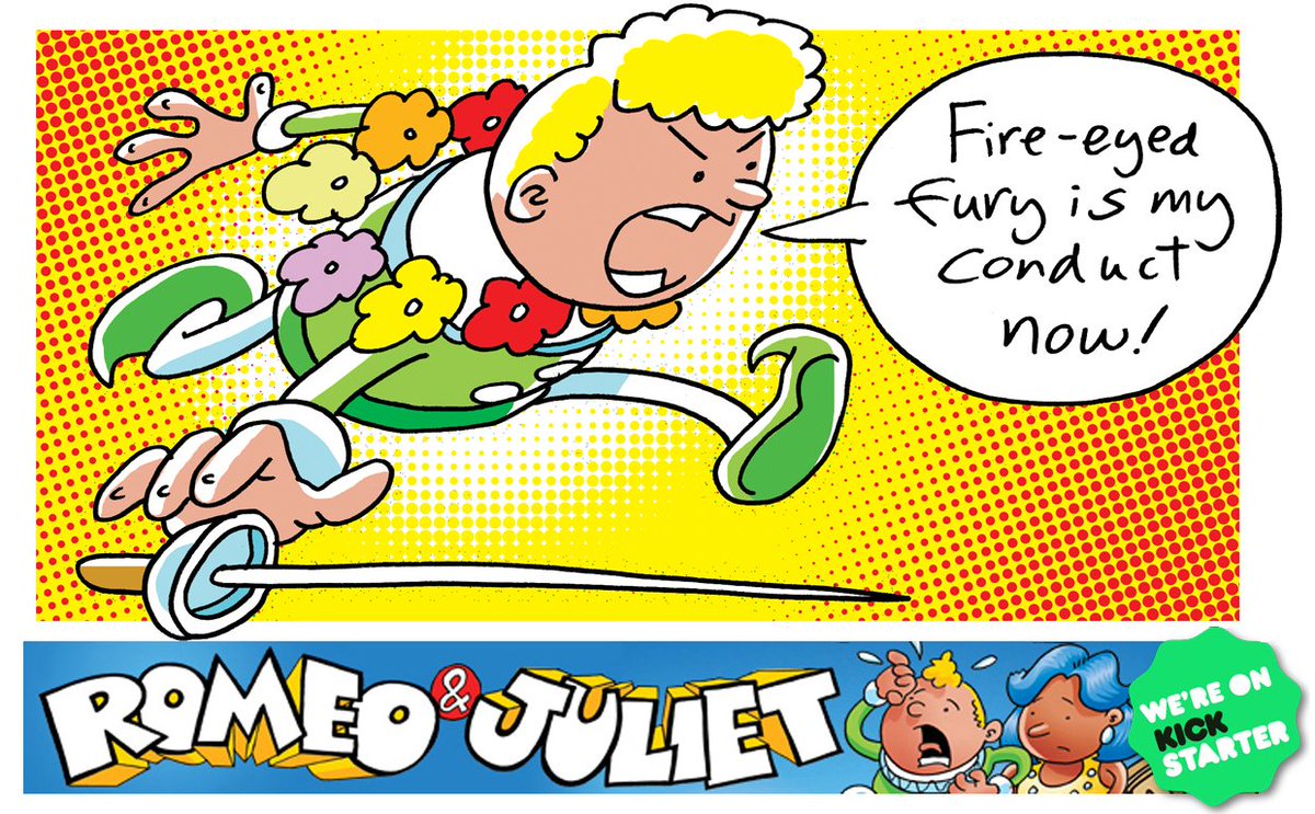 Today I've been back at my desk colouring #RomeoAndJuliet. Thanks to all my #Kickstarter supporters, especially the ones who've sent their photos to be included in the party scene. Awaiting 1 face and that'll be next on the to do list

#workinprogress #shakespeare #GraphicNovel