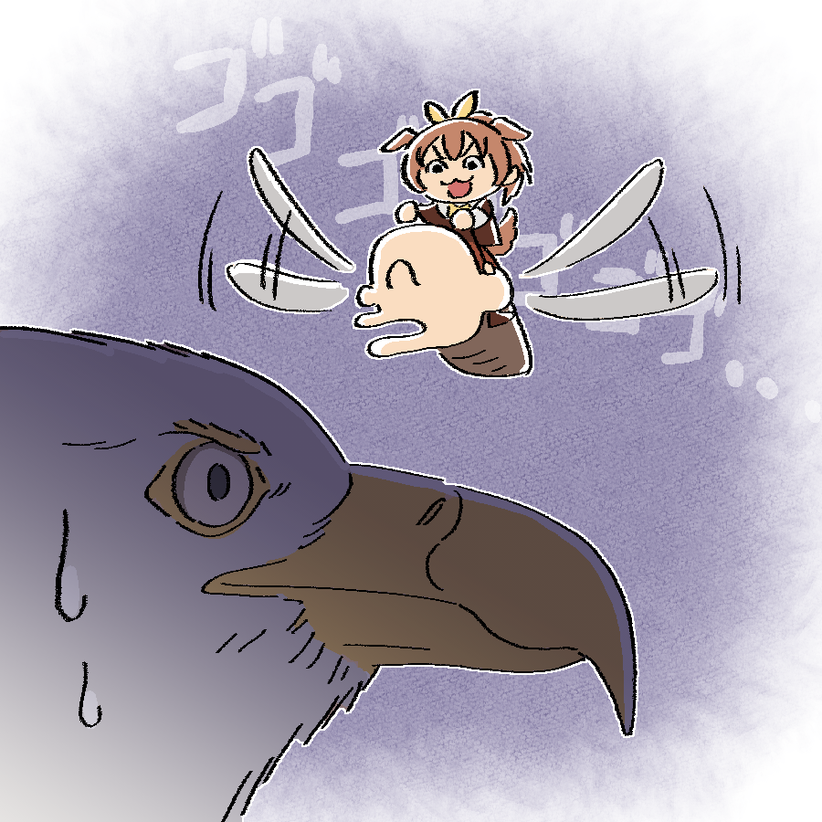 セミの人生おつころーん！！ 鳥倒せたの嬉しい嬉しい嬉しい