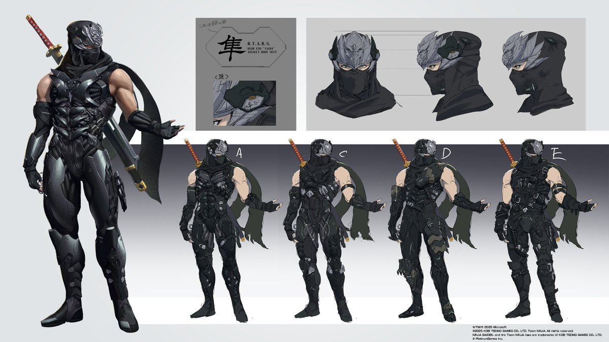 ◤◢◤◢ WORK ◤◢◤◢
I had the honor of designing the legendary Master Ninja, RYU HAYABUSA, for the recently released #NINJAGAIDEN4!
I also served as the lead concept artist on the project.

This project credits me under my real name.
Check it out!🥷