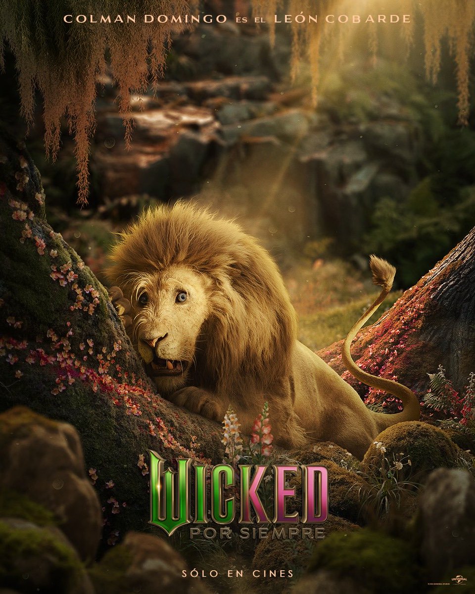 Damos la bienvenida a Colman Domingo como el León Cobarde 🦁 #WickedPorSiempre 20 de noviembre, sólo en cines.