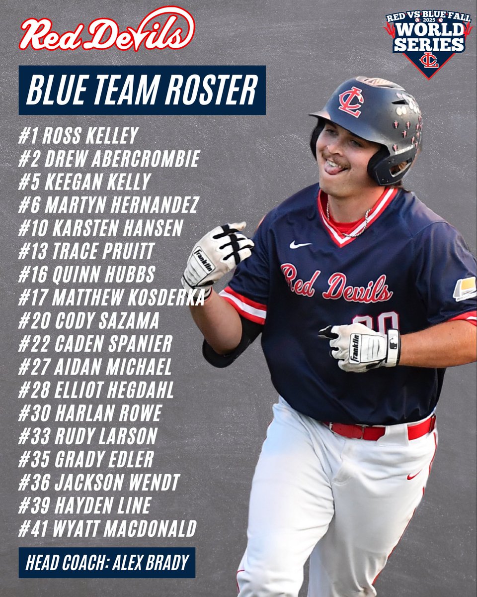 lcdevilsbase's tweet image. The stage is set🚨
Coach Horner 🆚 Coach Brady
Red vs Blue WS Takes place this week!🏆
Game 1: Thursday, 3pm
Game 2: Friday, 12noon
Game 3 (If necessary): Friday, TBD.
#WINANYWAY
