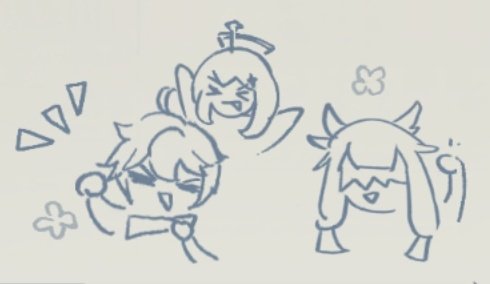 THE LITTLE DRAWINGS DURING THE ARCHON QUEST WERE SO CUTE☹️☹️