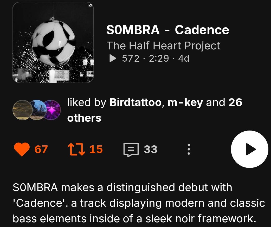 Reminder to listen to my new song if you haven't already. I'm really proud of it 🤍