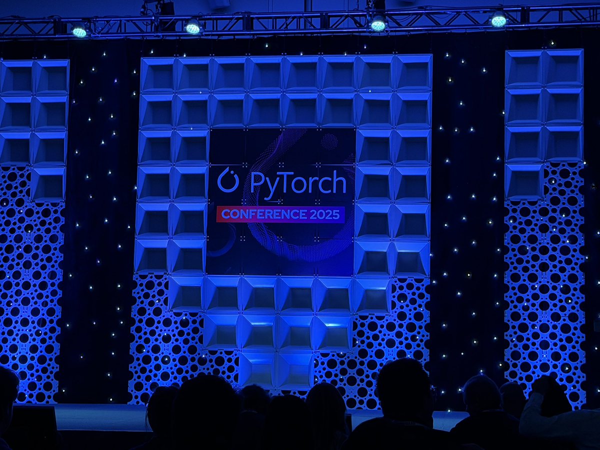 spiritcodenwine's tweet image. Here at 2025 @PyTorch in SF keynote #pytorchcon #pytorchlive