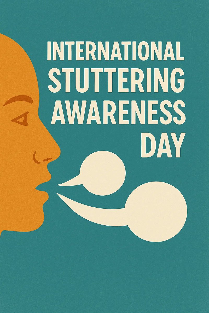 It’s International Stuttering Awareness Day 💙For many, stuttering isn’t just about speech, it’s about anxiety, self-esteem, and courage. Every word spoken is an act of bravery. Let’s create a world where voices are heard, not judged. #MentalHealthMatters #EndTheStigma