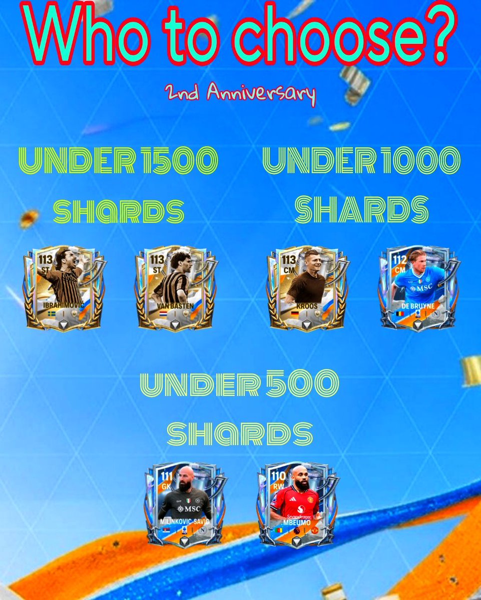 Jacobek08's tweet photo. Who to choose from the GALLERY❓

2nd Anniversary 🗓️ https://t.co/04h488bSpa