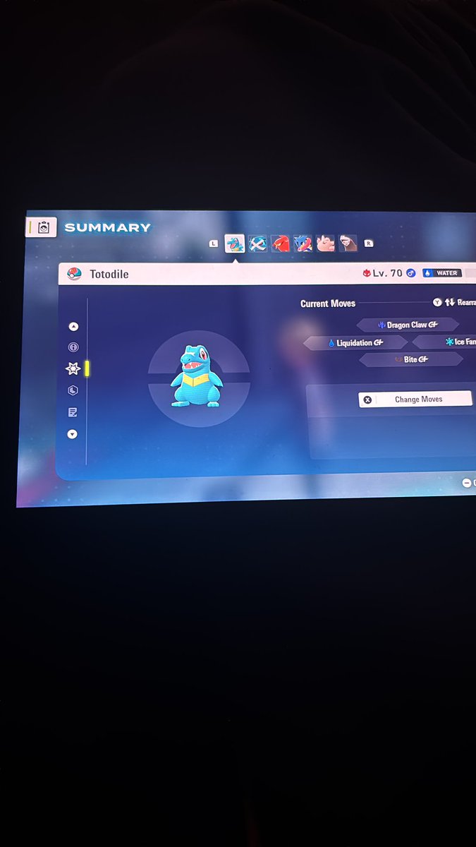 Alpha Totodile in a Lure ball! I am loving Pokemon Legends ZA