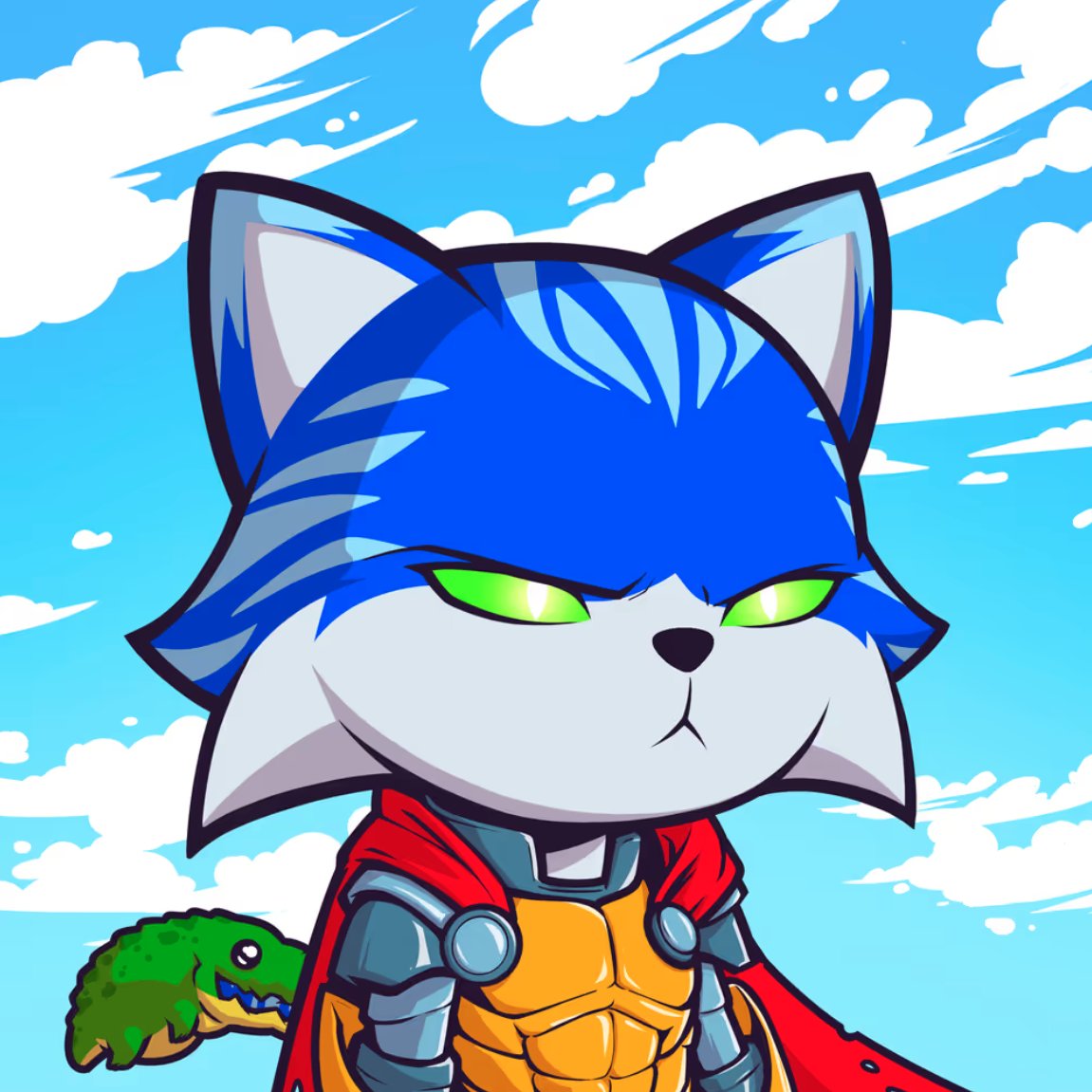 Day 7 of posting a $TOSHI NFToshi until the floor hits 1 ETH or I run out (4,993 days left) 😹.

A <a href="/toshimane__/">toshi💎mane</a>  special, he's also putting out Toshi songs on <a href="/Spotify/">Spotify</a> check them out!