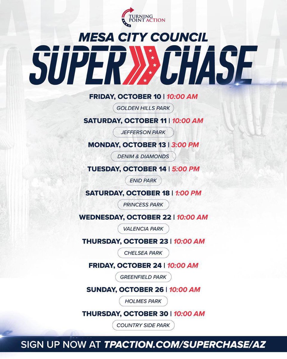 Doing this again today. Please join me by making calls into New Jersey or joining our team in Arizona knocking doors

Download the app today and help out-- 

TPAction.com/App