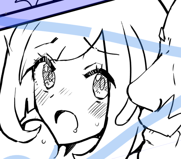 ミヅキちゃん漫画、次の次予定更新の線画はほぼ完了。次更新予定のぶんは、あと描き文字を全ページ分入れたら完了だけど、ほかのページのネーム直しや線画の方に手を入れていたので、停滞してました。 