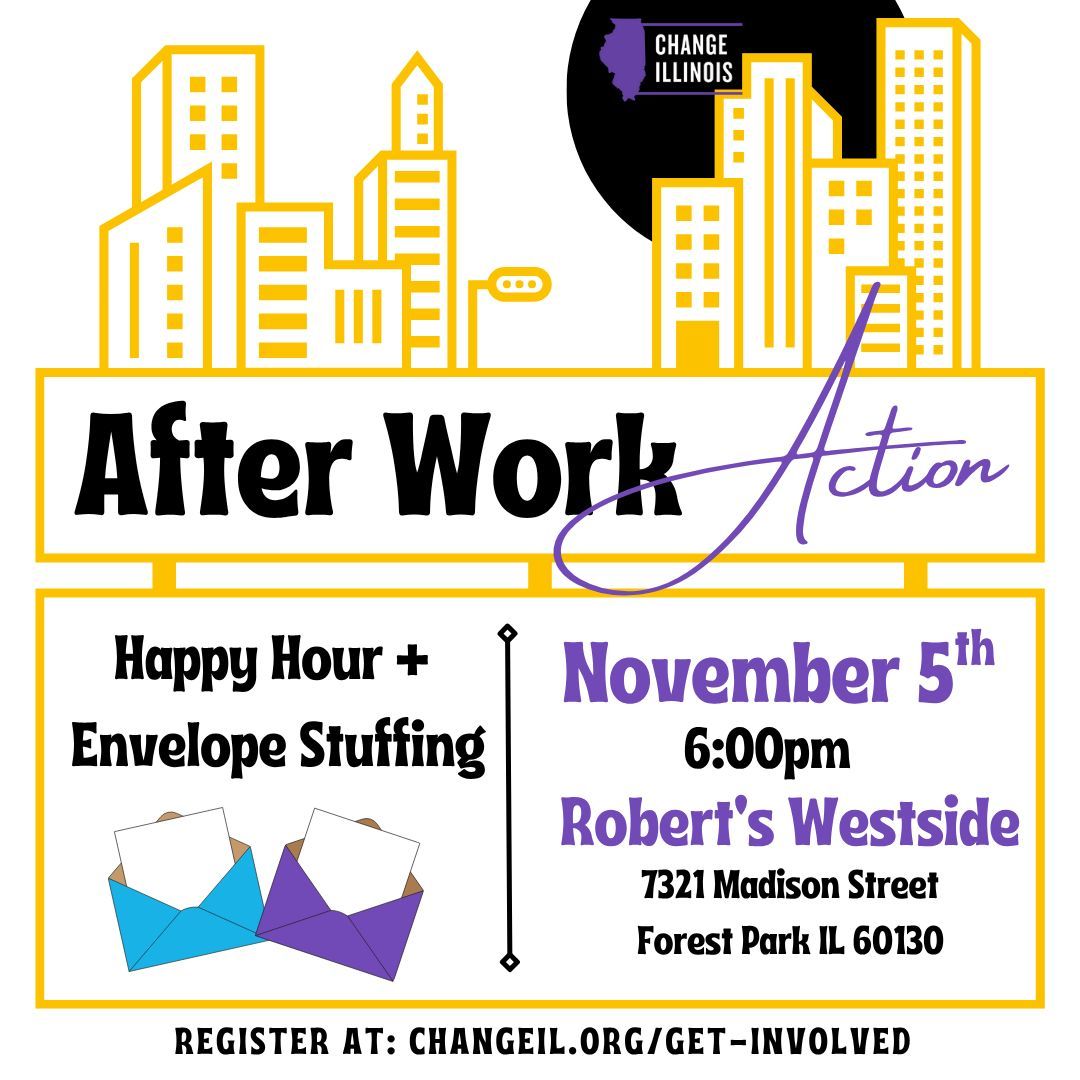 Join us in Forest Park this November for an action event! Enjoy a drink on us as we prepare letters for incarcerated individuals, informing them of their right to update their addresses and be counted in their home communities.

buff.ly/tOSnRcn