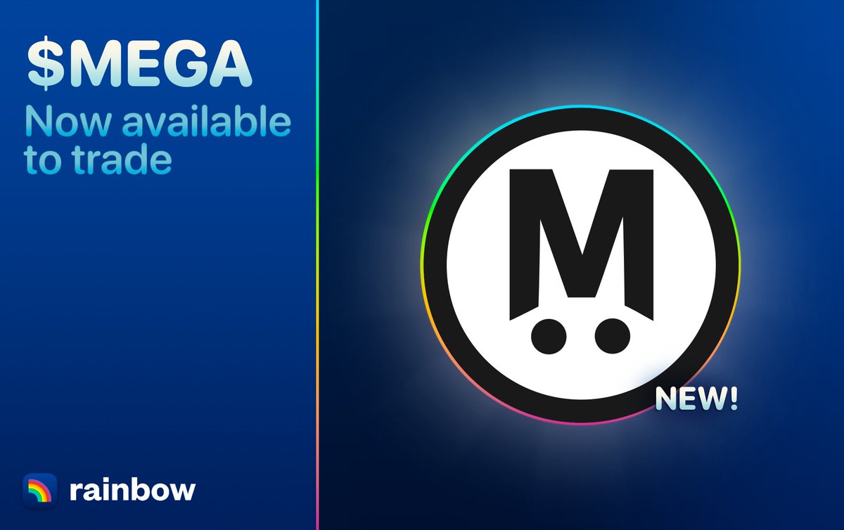 rainbowdotme's tweet image. You can now long or short $MEGA (MegaETH) on Rainbow with up to 3x leverage 🌈📈