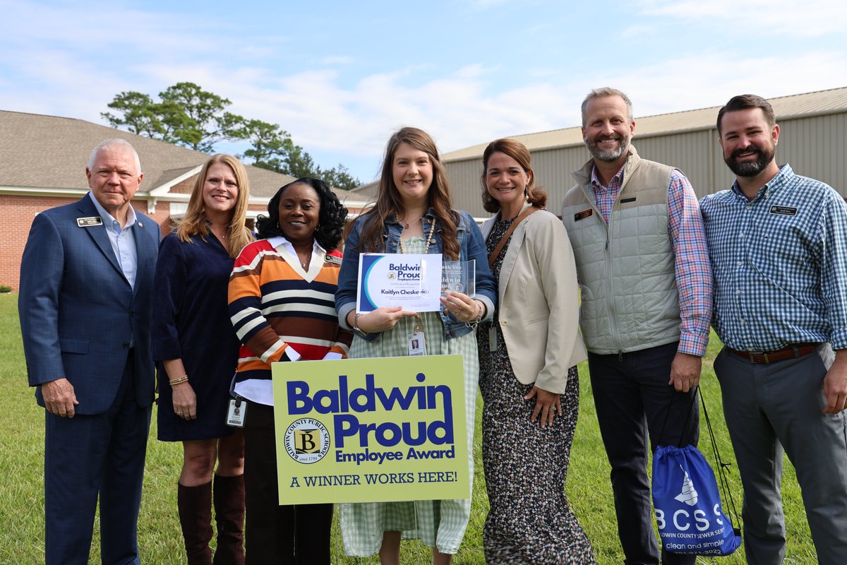 BaldwinSchools's tweet image. BALDWIN PROUD AWARDS: The October 2025 Baldwin Proud Certified Award has been awarded to Summerdale School's Kaitlyn Cheskevic, a second-grade teacher. Cheskevic was surprised while teaching her students outside in the gazebo.
#baldwinproud #communitystrong