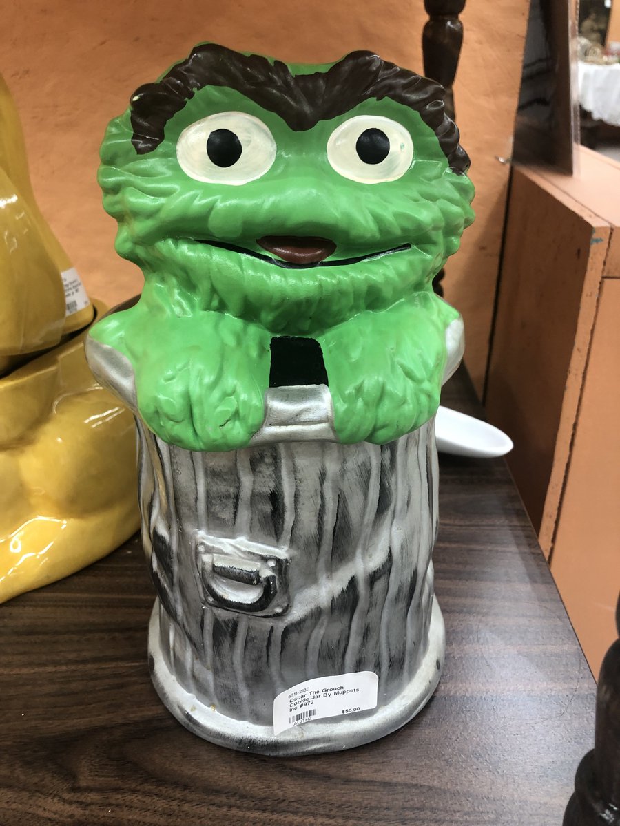 Amazing cookie jar discovered at antique mall today
