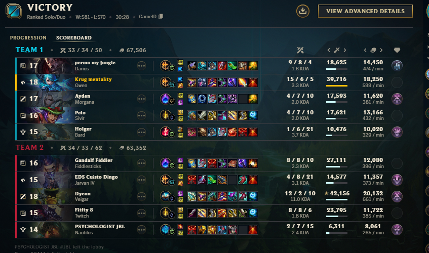 First game after revert, gonna be a fun one