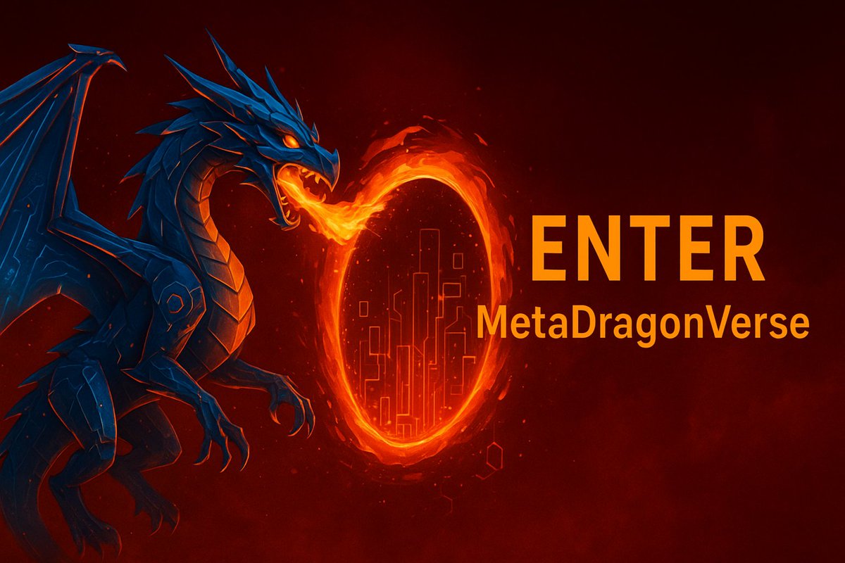 MetaDragonVerse's tweet photo. 🐉 Dragons don’t follow the old rules — they build new worlds.
Welcome to MetaDragonVerse.
#Metaverse #Web3 #Gaming https://t.co/z5RhdgM5yS