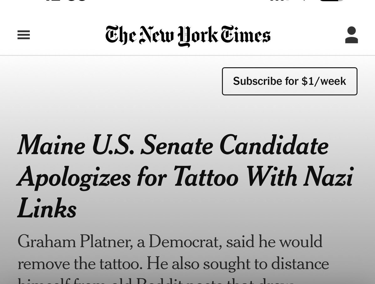 Democrats have quite a menu of candidates to choose from. 
A Nazi in Maine
A communist in NY
A Navy cheater in NJ
A guy who wants to murder children in Virginia.
