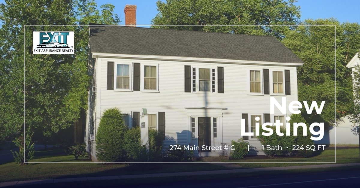 GrotonRealtor's tweet image. 👏 New Listing 👏 Take a look at this fantastic new property that just hit the MLS, located at 274 Main Street # C in Groton!  📍Reach out to the Listing Realtor, Austin Gordon at (978) 877-3464 for more information! 🏡 homeforsale.at/274_MAIN_STREE…