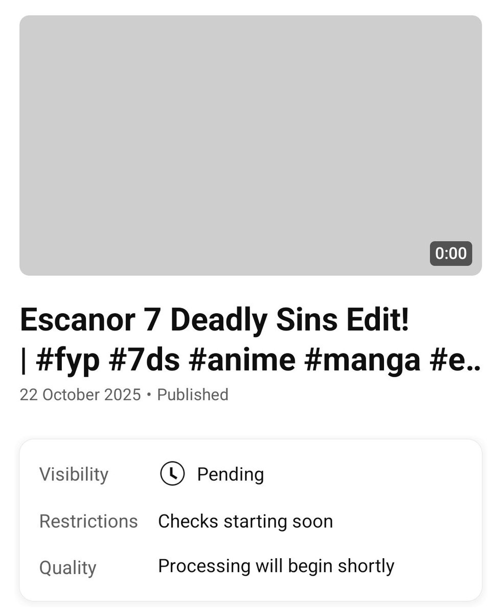 BlueWinterNinja's tweet image. So I&apos;ll cut to the chase a video short that I made cant be uploaded to a glitch that has been around for years that has not been fixed yet @YouTube Why can&apos;t I upload this
#youtube #glitch #fixes