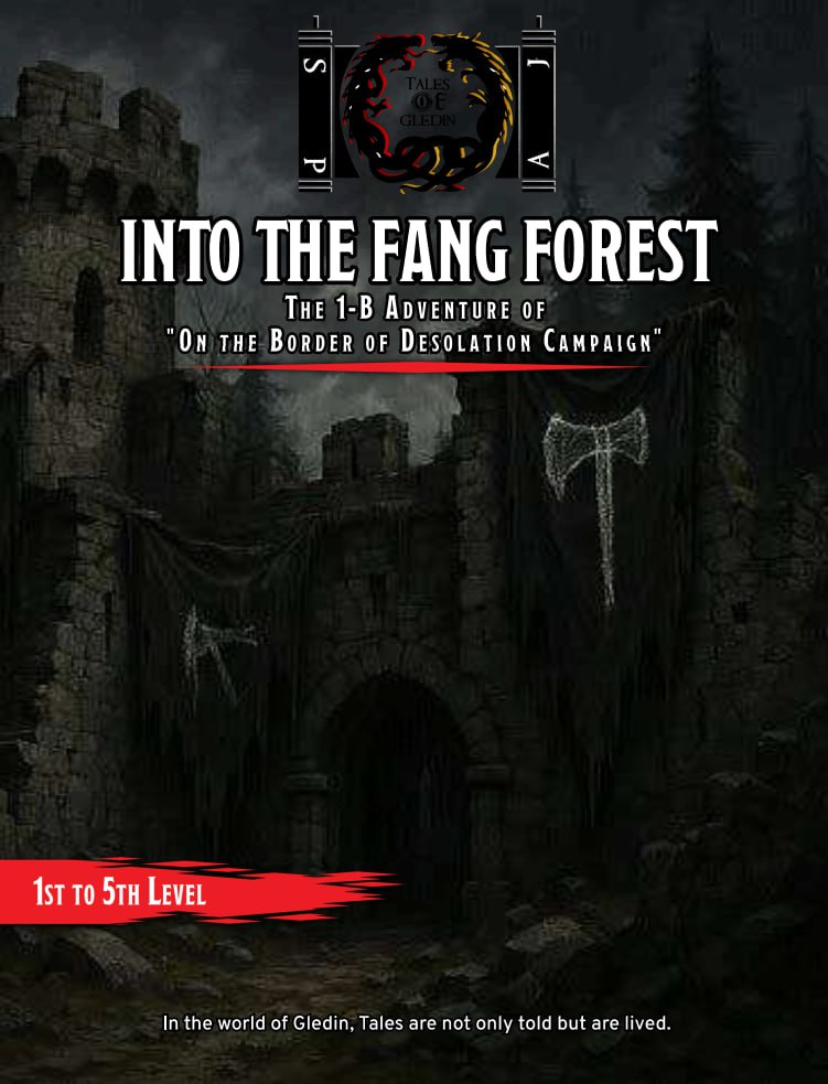 TalesofGledin's tweet image. یه ماجراجویی جدید توی گلدین داریم به اسم Into the Fang Forest. 
یه ادونچر کوتاه که قراره بین ۴ تا ۵ جلسه باشه که آنلاین برگزار می‌شن؛ با استفاده از Roll20 و Discord. 
 کرکترشیت‌ها از قبل آماده‌ان، این ادونچر بهترین فرصته برای کسایی که می‌خوان برای اولین بار D&amp;amp;D بازی کنن.