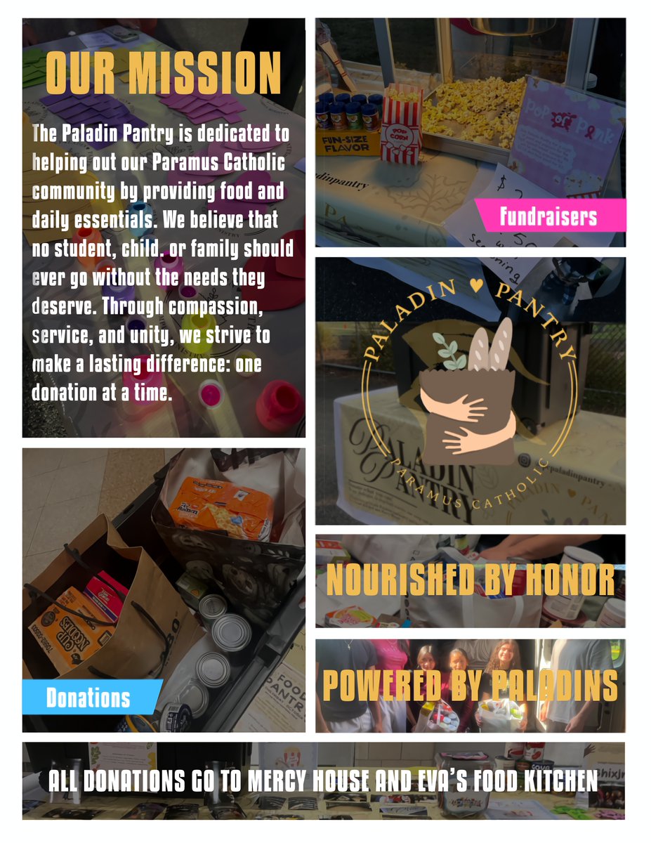 ParamusCathHS's tweet image. Join us tonight for the 2nd Open House! Help us stock the Paladin Pantry with donations! 🙌🥫 #PaladinPantry #ParamusCatholic #ServiceClub #Openhouse2025 #GiveBackNJ #FightHunger #PCPaladins