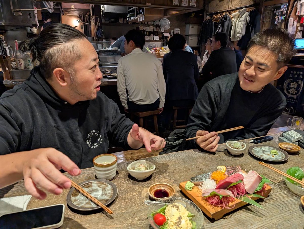 小宮さんが肉以外をご馳走してくれましたww
という構図。
今日もお世話になりました😄