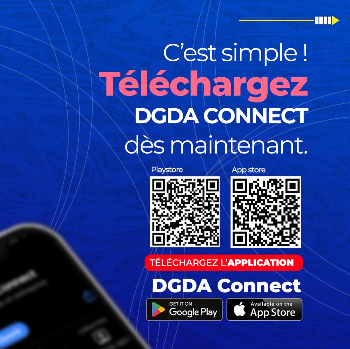 🔍 Vérifiez vos produits d’accises avec DGDA CONNECT !
L’application DGDA CONNECT vous permet de confirmer si vos boissons, tabacs et autres produits d’accises sont officiellement timbrés et conformes.

✅ Téléchargez l’application dès maintenant pour consommer en toute