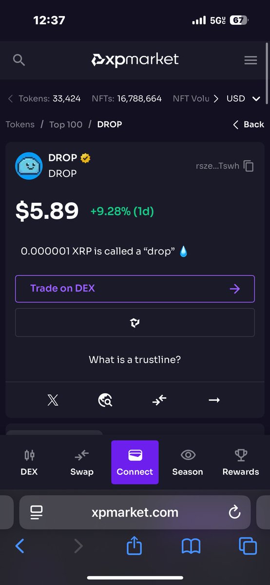 RunitupReek9's tweet photo. Drop is him when we see drop at $589 dont say i aint warn you #Droptothetop @DropCoinXRPL @floppyx https://t.co/QfDuWCHQYq