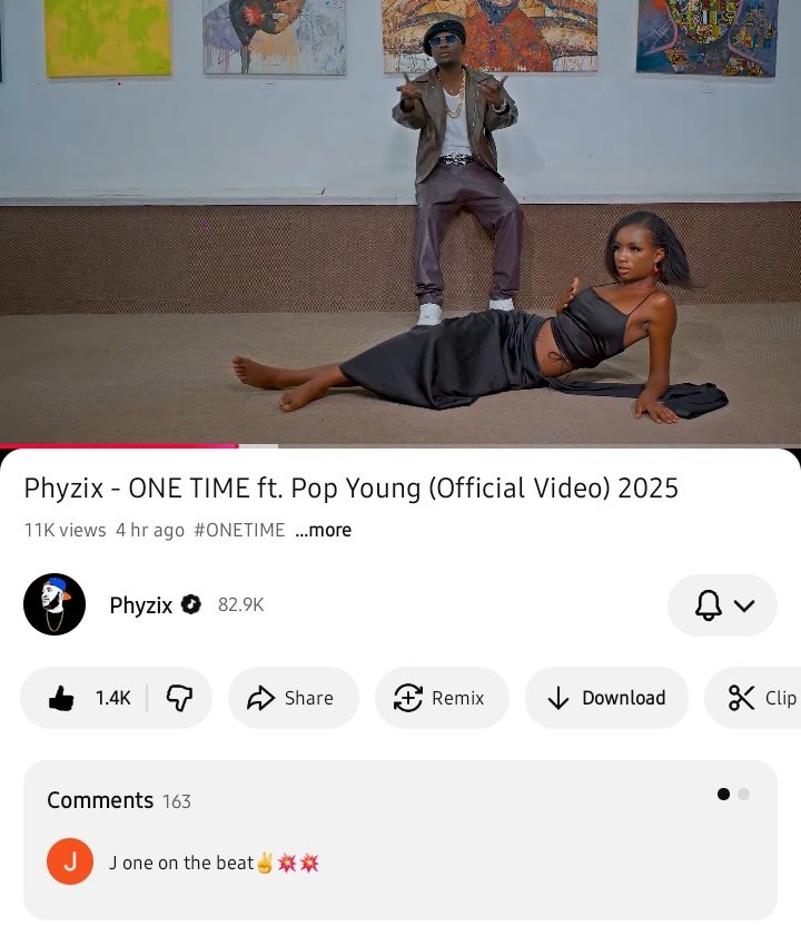 MjaySteven's tweet image. 🔥 New Music Alert! 🔥

@PhyzixMw x @PopYoungmw just dropped “One Time” — pure fire from Malawi’s finest! 🇲🇼🔥

🎧 Watch &amp;amp; vibe now → 
youtu.be/kx714ZOcuNA?si…

#OneTime #PopYoungXPhyzix #MalawiMusic