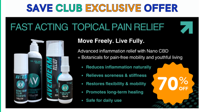 TheBuildAhead's tweet photo. I got the Averderm roll-on yesterday. Used it last night, and the backache and ankle pains went away. Even worked on hip pains. This product costs $40 through the Averderm website, but members like me can get it through SaveClub for $12. 
 https://t.co/dt9lixffWo https://t.co/emW4lOiVUC