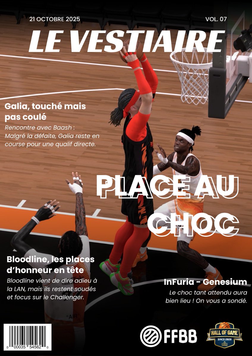 🗞️ | LE VESTIAIRE #7

Nouvelle édition de notre mag préférée autour de la LF2K 🔥

Au programme 🍿

● Focus sur <a href="/GaliaEsport/">Galia Esport</a> &amp; @BloodlineEspt
● Classement 
● Le choc de la semaine

THREAD ⬇️
