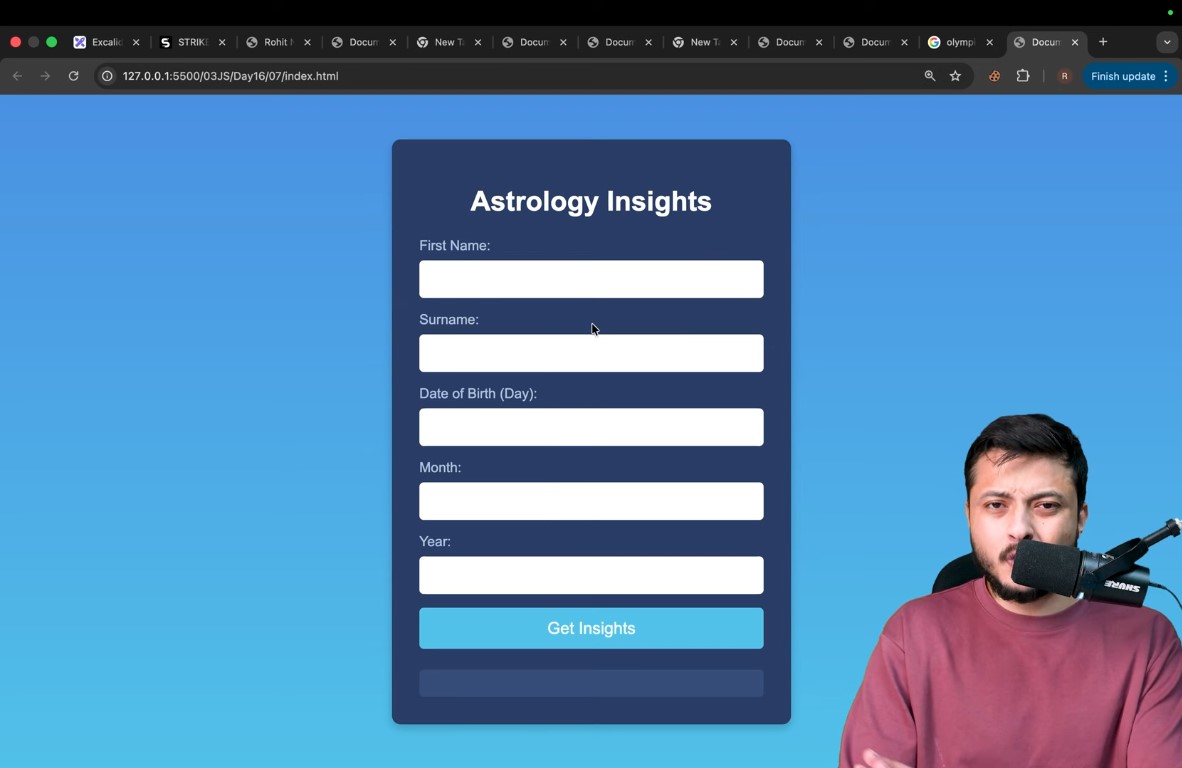 vickychauhan_01's tweet image. 🚀 Day 31 of my #CodingChallenge
Built 10 mini #JavaScript projects to practice DOM, events & logic building 💻
Projects: Quote Generator, Color Changer, Love Calc, Tax Calc, Clock, Timer, Astrology, Click Counter, To-Do, Quiz 🧠
#100DaysOfCode #WebDev #Frontend