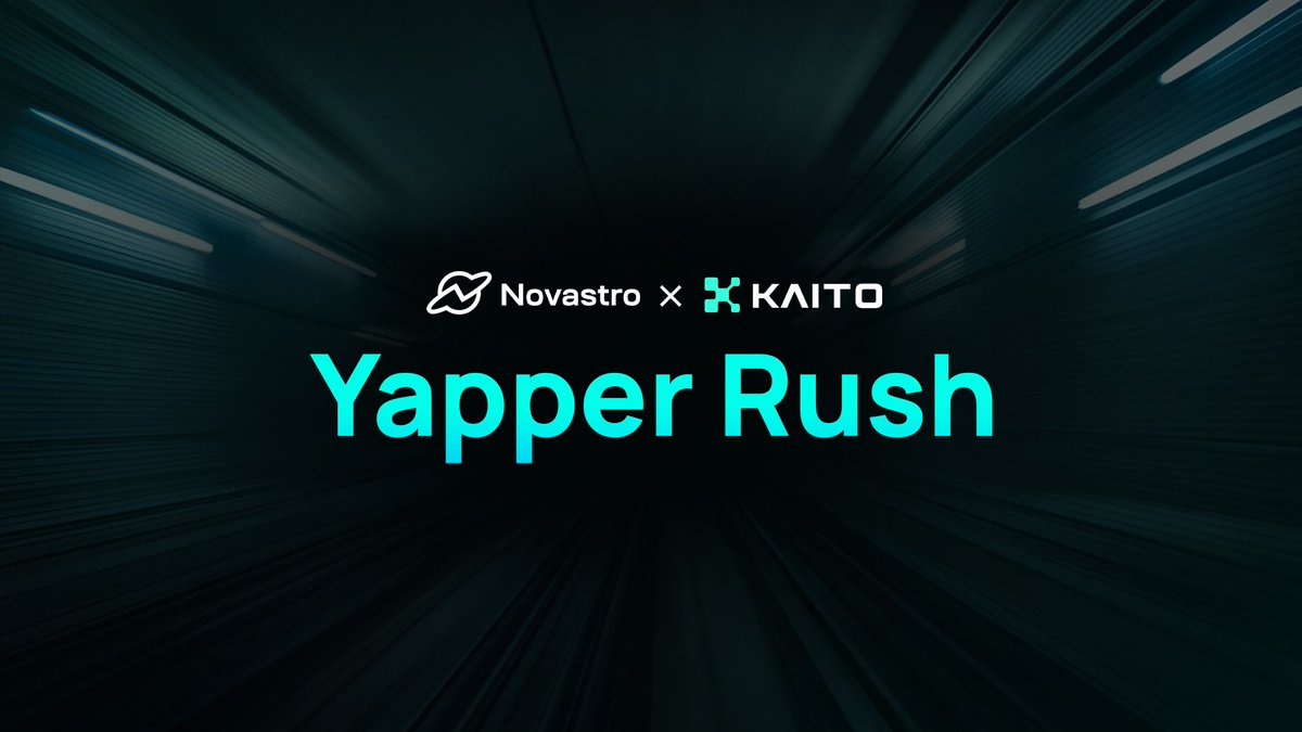 Nazim (Ø,G) 🃏 (@shahrianazim6) on Twitter photo Guys, this is your real chance to talk and earn from Web3 🫡
<a href="/Novastro_xyz/">Novastro | RWAfi</a> Yapper Rush is live! Likely running only a week or so, so don’t miss it 🌊
Top 1000 Yappers will share 0.10% of total Kaito $XNL rewards 🌊 Let’s talk, engage, and push together! 🚀 Guys, this is your real chance to talk and earn from Web3 🫡
<a href="/Novastro_xyz/">Novastro | RWAfi</a> Yapper Rush is live! Likely running only a week or so, so don’t miss it 🌊
Top 1000 Yappers will share 0.10% of total Kaito $XNL rewards 🌊 Let’s talk, engage, and push together! 🚀