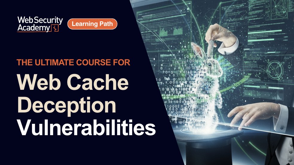 WebSecAcademy's tweet image. Hackers! The best way to learn web cache deception is through this learning path. 👇

You&apos;ll learn to spot discrepancies in how origin servers and caches handle requests and then leverage these differences to create path confusion.

You&apos;ll learn:

🔶 Identifying web caches
🔶 How…