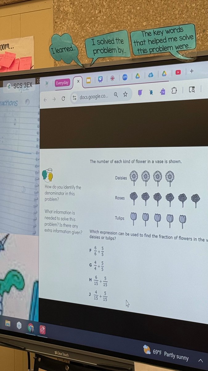 KennedyCougs's tweet image. Shout out to Ms. Taylor! 🎉 Her students had an engaging discussion about fractions today! 📚✨ Love how she walks around the classroom to ensure everyone understands! @AliefISD @mtlavoie16 @AliefMathK6 #Teaching #Fractions #Aliefisd