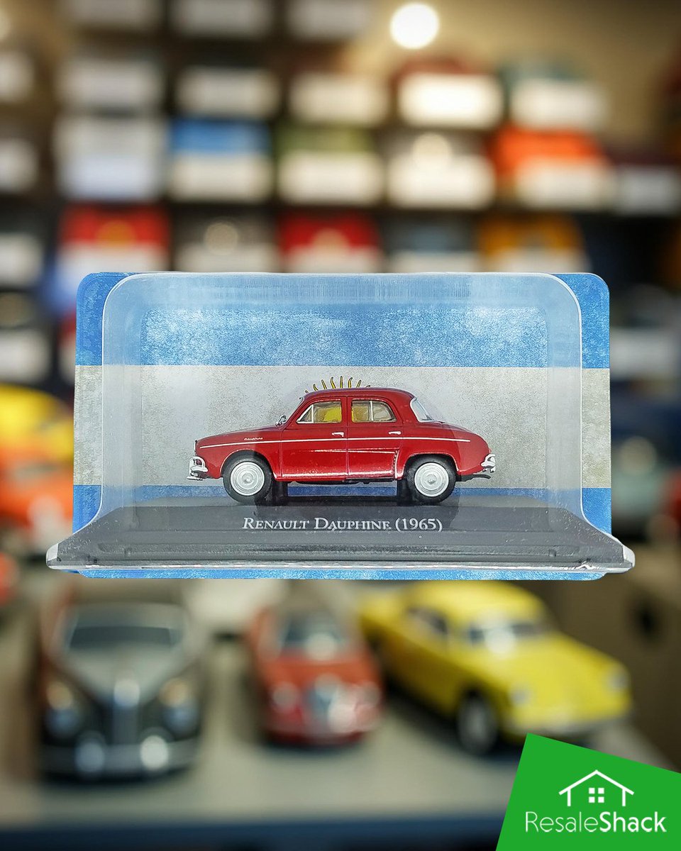 ResaleShack's tweet photo. #Modellino #Renault #Dauphine 1965 - Scala 1/43 - Blister Sigillato - #Salvat (Licenza Ufficiale Renault)
Acquistalo sul mio negozio #eBay https://t.co/91VizsLtLH
#RenaultDauphine #RenaultClassic #Anni60 #Modellismo #AutoStoriche #Vintage #Collezionismo #EleganzaFrancese https://t.co/OySa9XoRO5