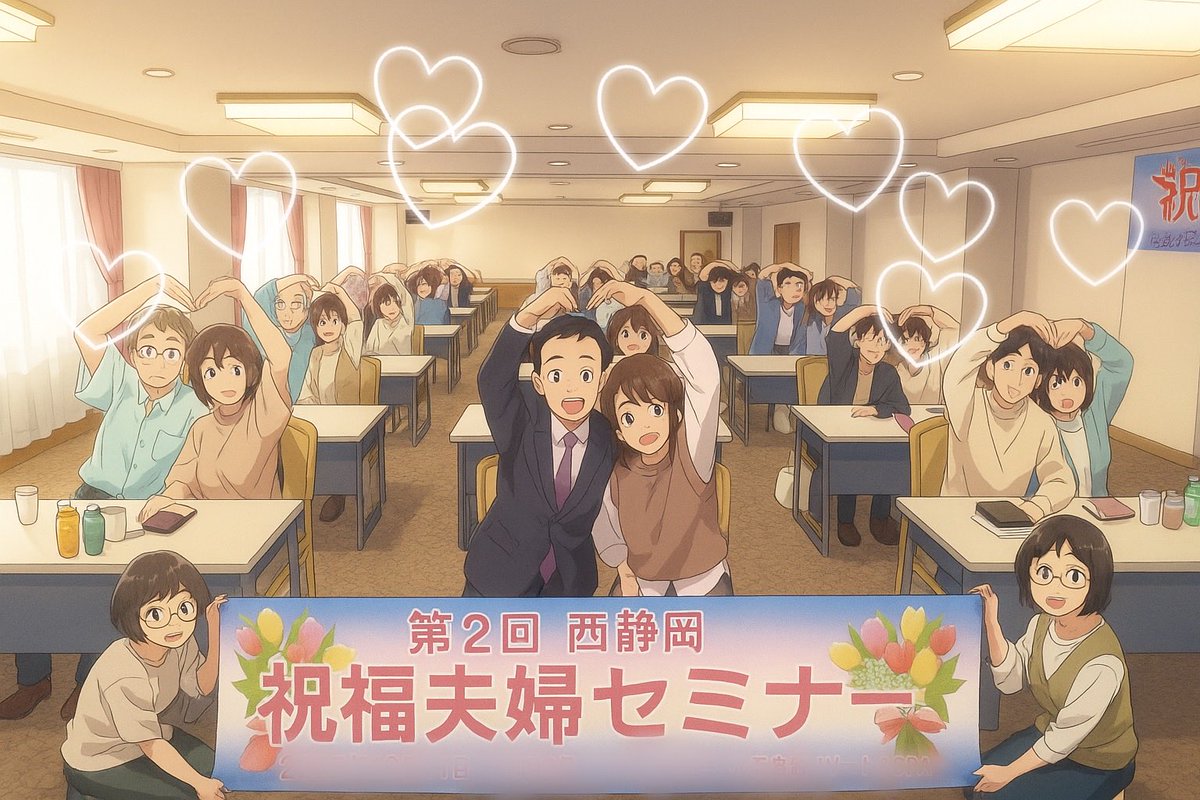 世界平和統一家庭連合 浜松家庭教会 (@hamamatsuch) on Twitter photo 【 10月 】
祝福夫婦セミナー💕を開催しました
いつも側にいてくれる人✨
一緒にいてもまた一緒にいたい!
お互いの大切さに気づく時間✨
感動の🥹の時間になりました✨
#家庭連合 【 10月 】
祝福夫婦セミナー💕を開催しました
いつも側にいてくれる人✨
一緒にいてもまた一緒にいたい!
お互いの大切さに気づく時間✨
感動の🥹の時間になりました✨
#家庭連合