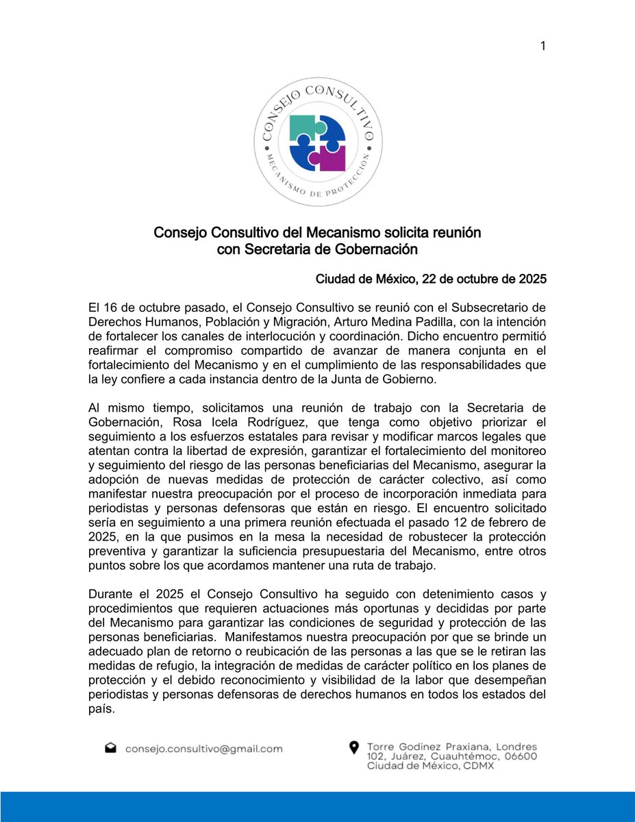 ConsejoMecanismo tweet media