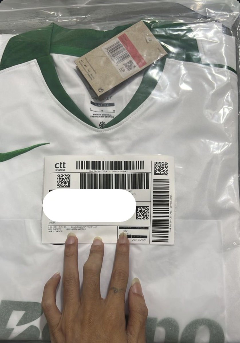 Primeiros envios da T90 do Sporting CP. 🚚