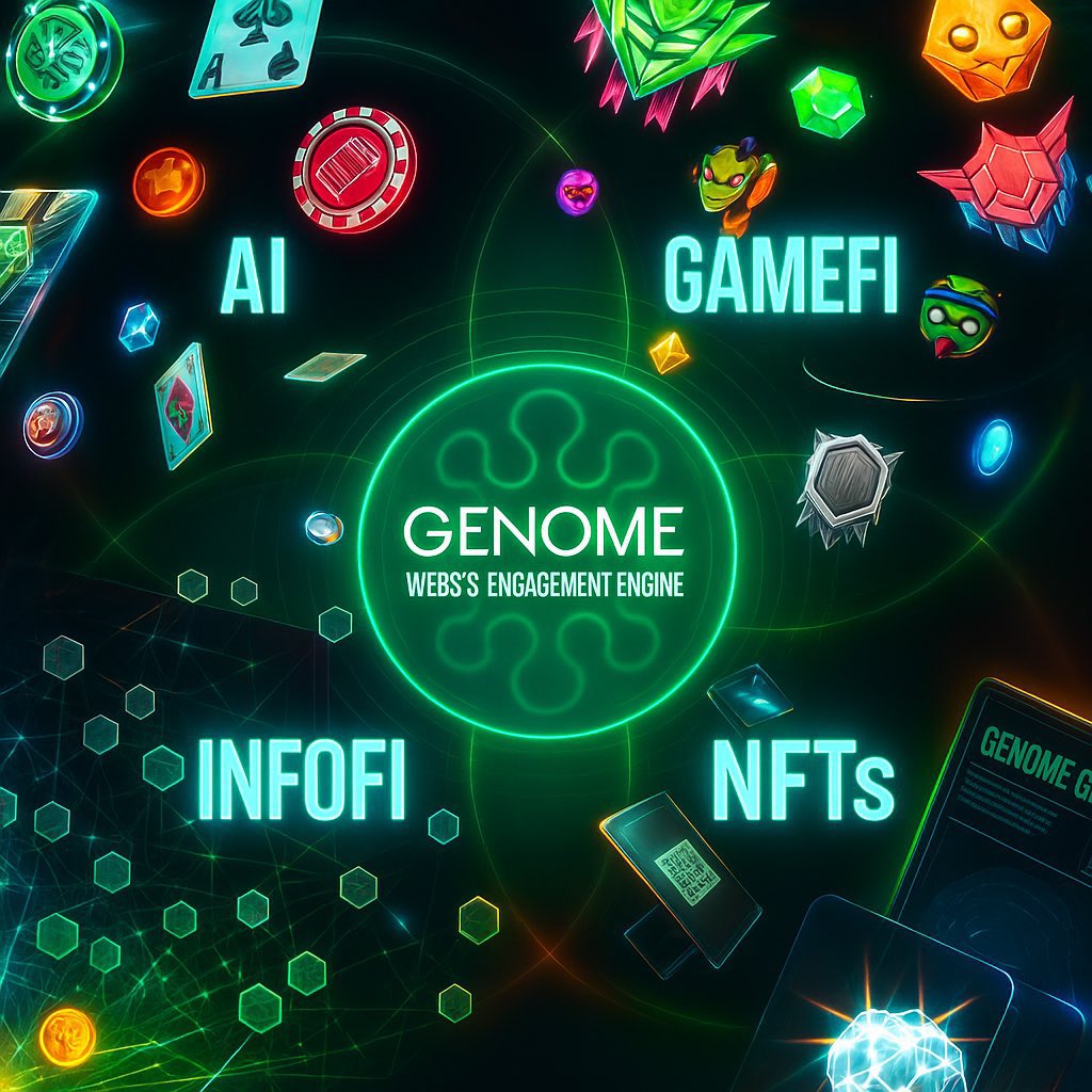 astron240's tweet image. One underrated thing about @genome_protocol 🧬
It makes tracking your on-chain activity feel natural.
Not forced. Not stressful. Just smooth.
You can literally move at your own pace,
and still see progress stack quietly in the background.
No pressure. Just motion.