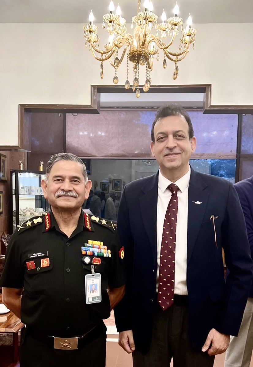 A superb discourse on “Civil Military Fusion” in his book by <a href="/Gen_RajShukla/">Raj Shukla</a>, released today by Hon’ble RM <a href="/rajnathsingh/">Rajnath Singh</a> 

The “GURU SHISHYA PARAMPARA”continues by “Thinking like men of action &amp; acting like men of thought” #HCC45 

Gratitude 🙏🏻 

<a href="/adgpi/">ADG PI - INDIAN ARMY</a> <a href="/chakranewz/">chakranewz</a> <a href="/USIofIndia/">United Service Institution of India</a>