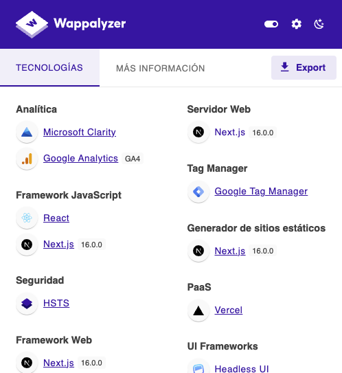 wimodev's tweet photo. @TrosclairTweets @nextjs Wappalyzer says that you're using Next. js 16. Did you fix the problem? https://t.co/eaYRimDuLF