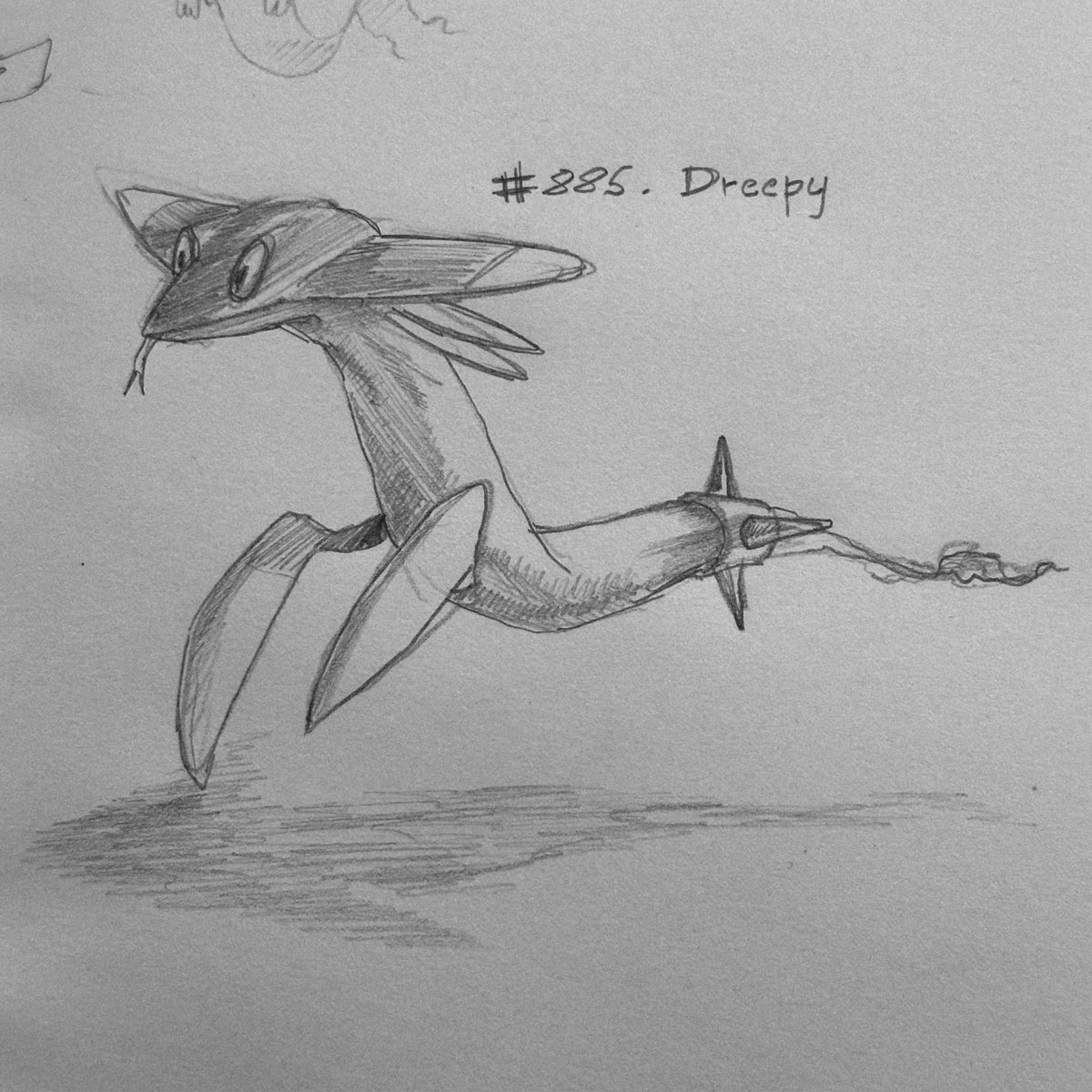 Dreepy 

#Pokemon #dreepy #sketchbook