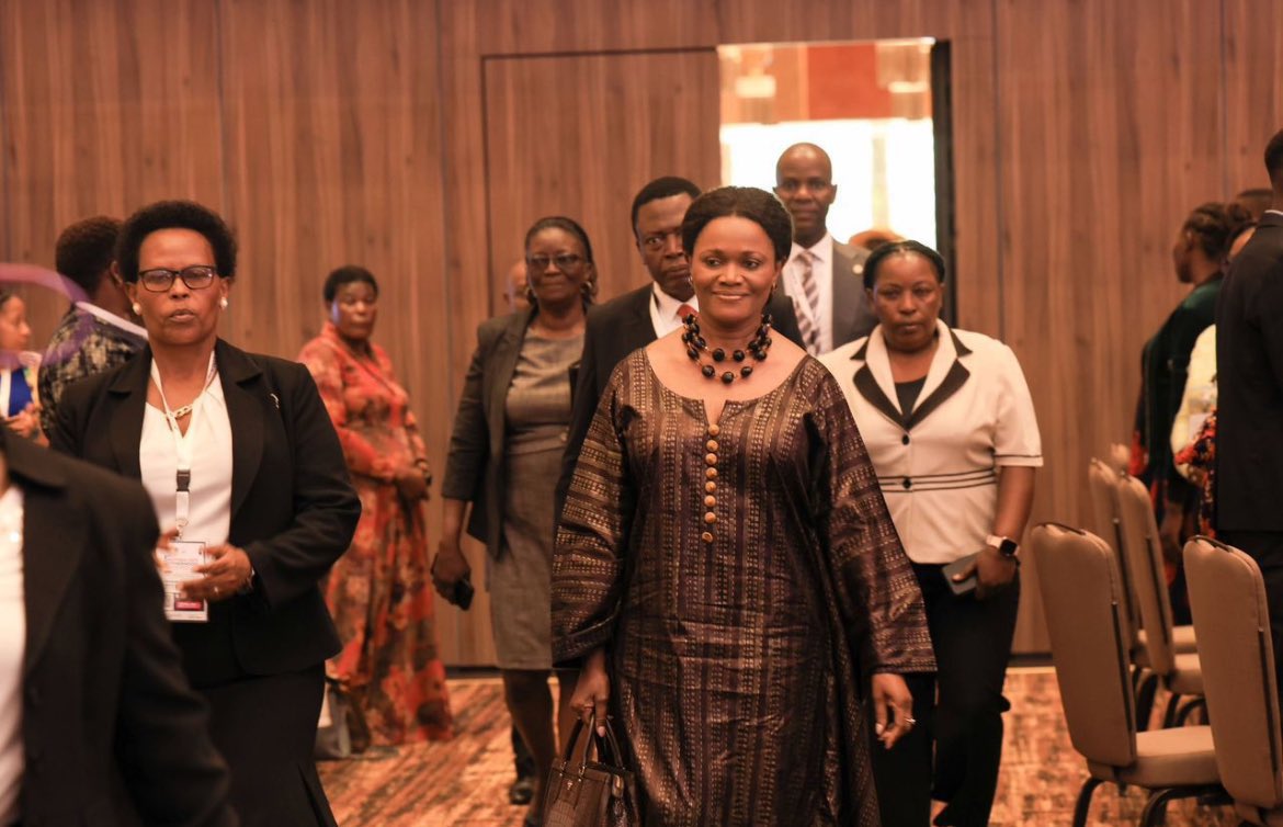 spekeresort's tweet photo. The 5th #NSMC2025, attended by Her Royal Highness Nnaabagereka Sylvia Nagginda, &amp; Mrs Charlotte Kainerugaba, kicked off earlier today, 
The event focused on multisectoral collaboration for safe motherhood.

#Visitmunyonyo #spekeresortmunyonyo https://t.co/WPJUQXUUid